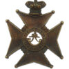 Victorian King's Royal Rifle Corps (K.R.R.C.) Militia Small Cap Badge