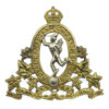 Royal Canadian Corps of Signals Cap Badge - King's Crown