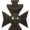 9th County of London Bn. (Queen Victoria's Rifles) London Regiment Cap Badge - King's Crown