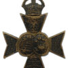 16th Battalion (Queen's Westminster & Civil Service Rifles) London Regiment Cap Badge - Queen's Crown