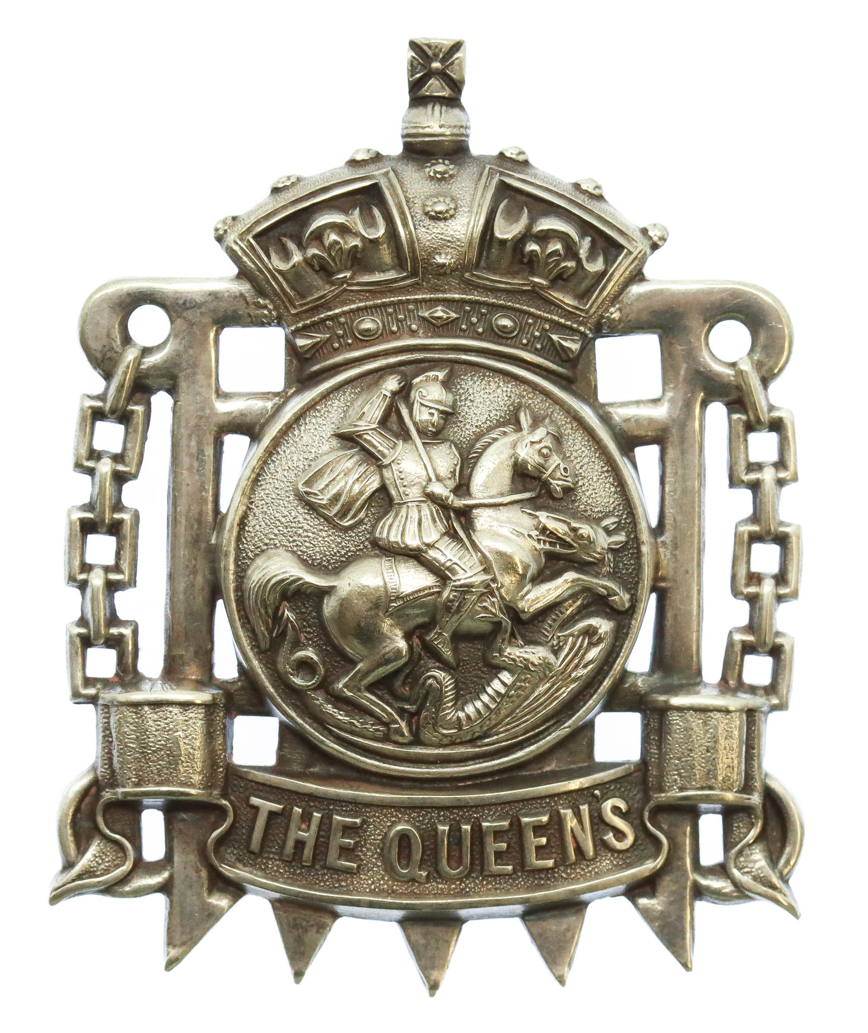 Victorian Queen's Westminster Rifles Pouch Belt Plate