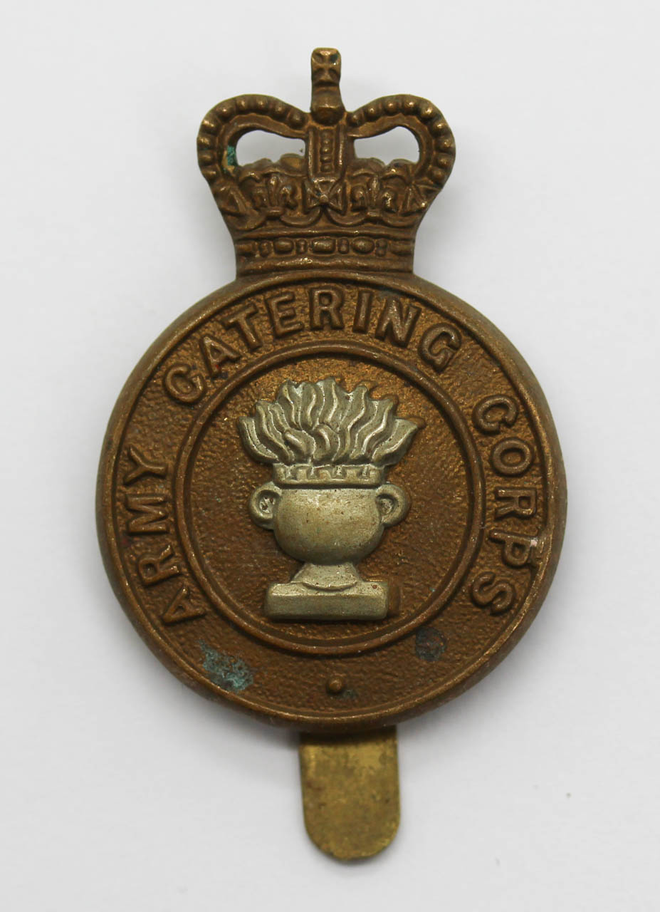 Army Catering Corps Cap Badge - Queen's Crown