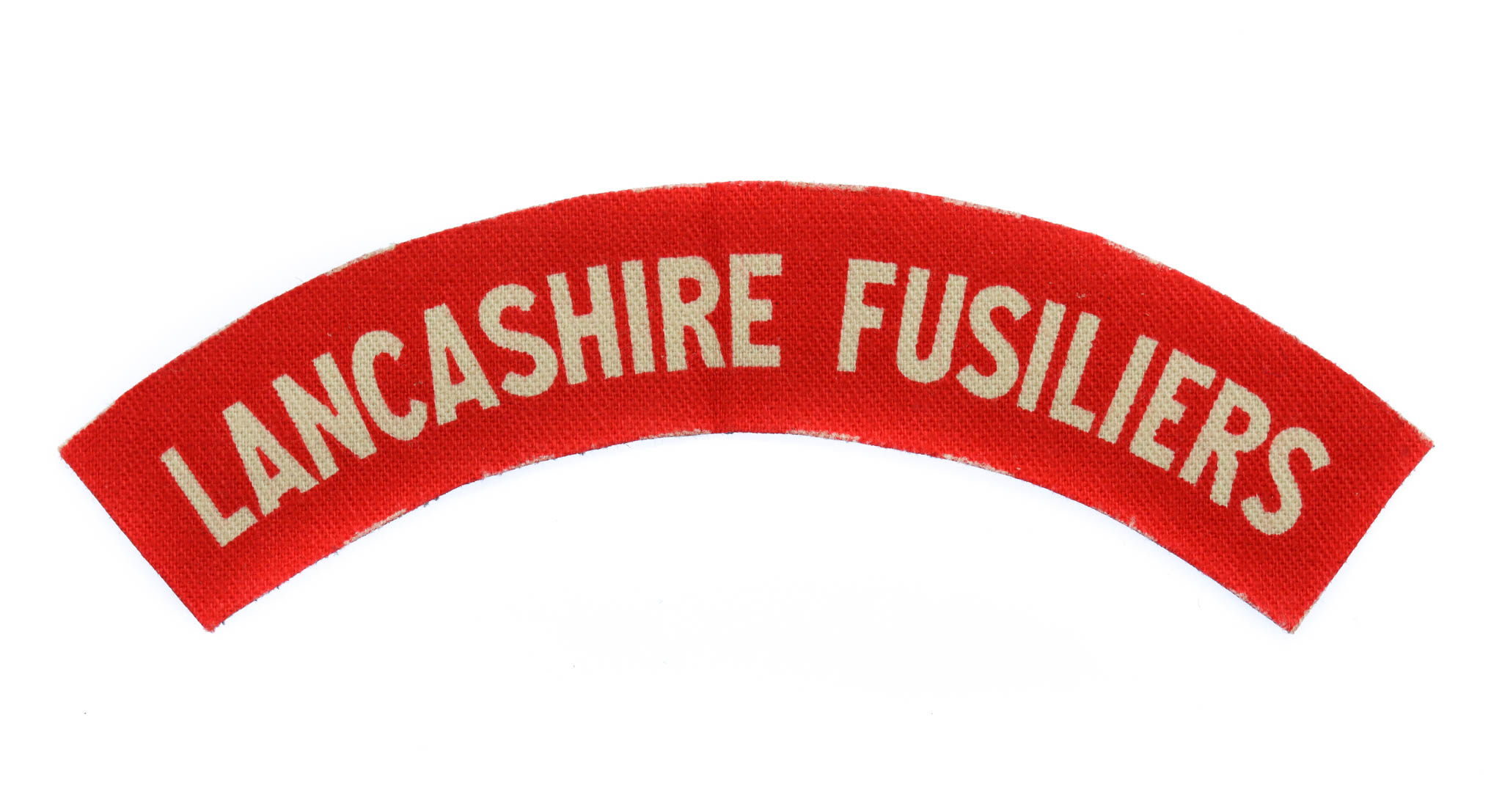 Lancashire Fusiliers WW2 Printed Shoulder Title