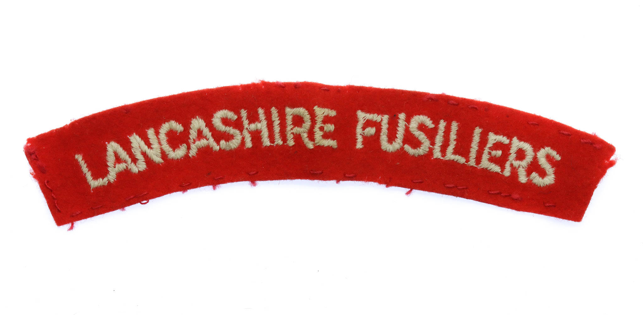 Lancashire Fusiliers Cloth Shoulder Title