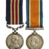 WW1 Military Medal and British War Medal - Pte. C.W. Lockwood, 7th Bn. King's Own Yorkshire Light Infantry - Wounded