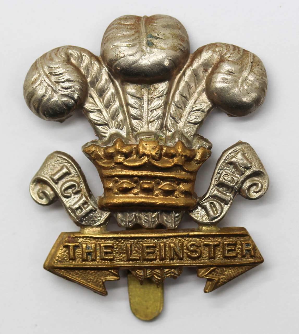 Leinster Regiment Cap Badge (Curly Scrolls Variant)