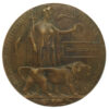 WW1 Memorial Plaque (Death Penny) - John Canavan