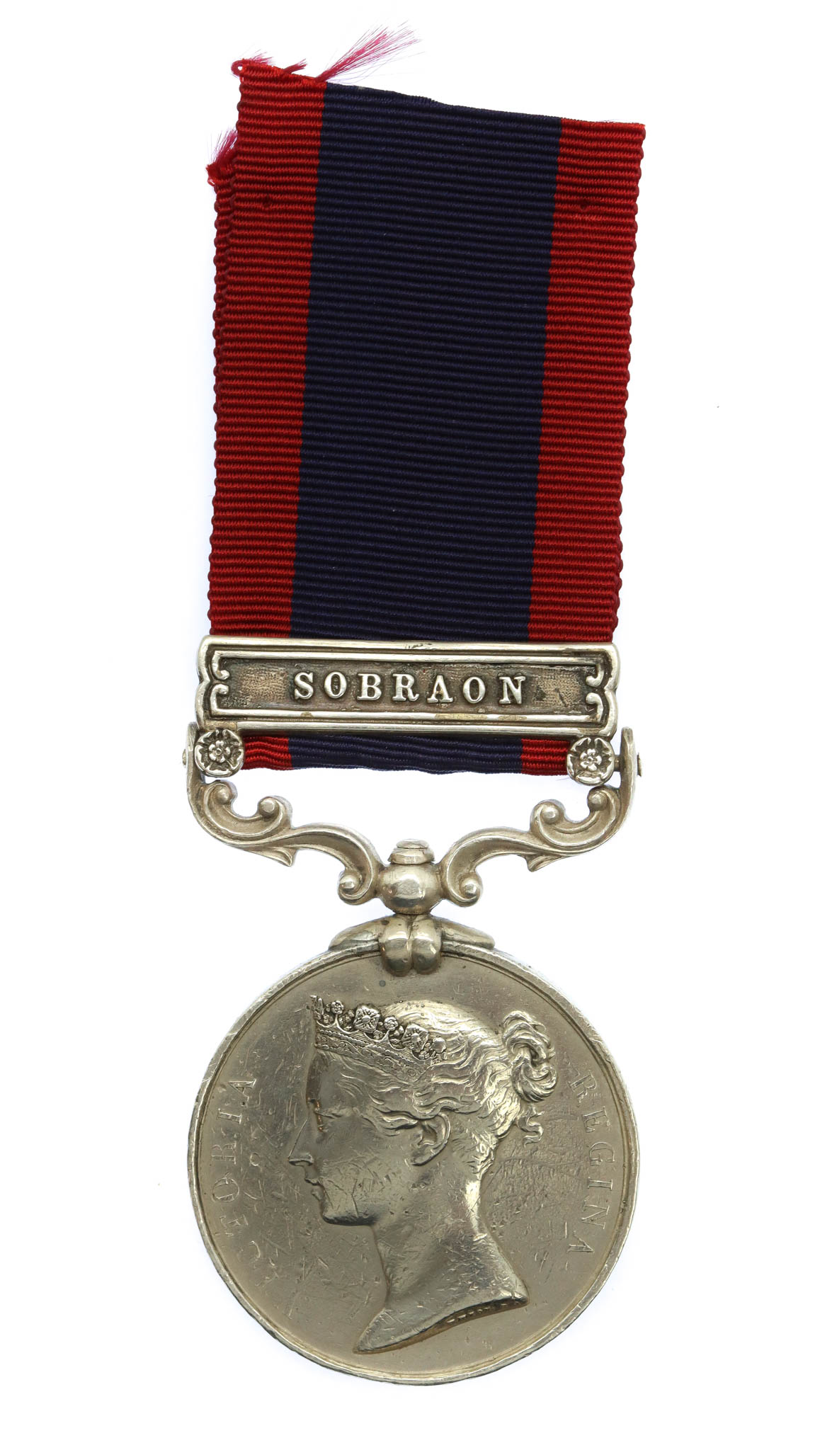 Sutlej Medal 1845-46, Ferozeshuhur 1845 Reverse (Clasp - Sobraon) - Corpl. T. Murray, 4th Batn. Artillery