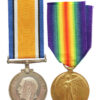 WW1 British War & Victory Medal Pair - Sjt. A.E. Hogg, Royal Sussex Regiment