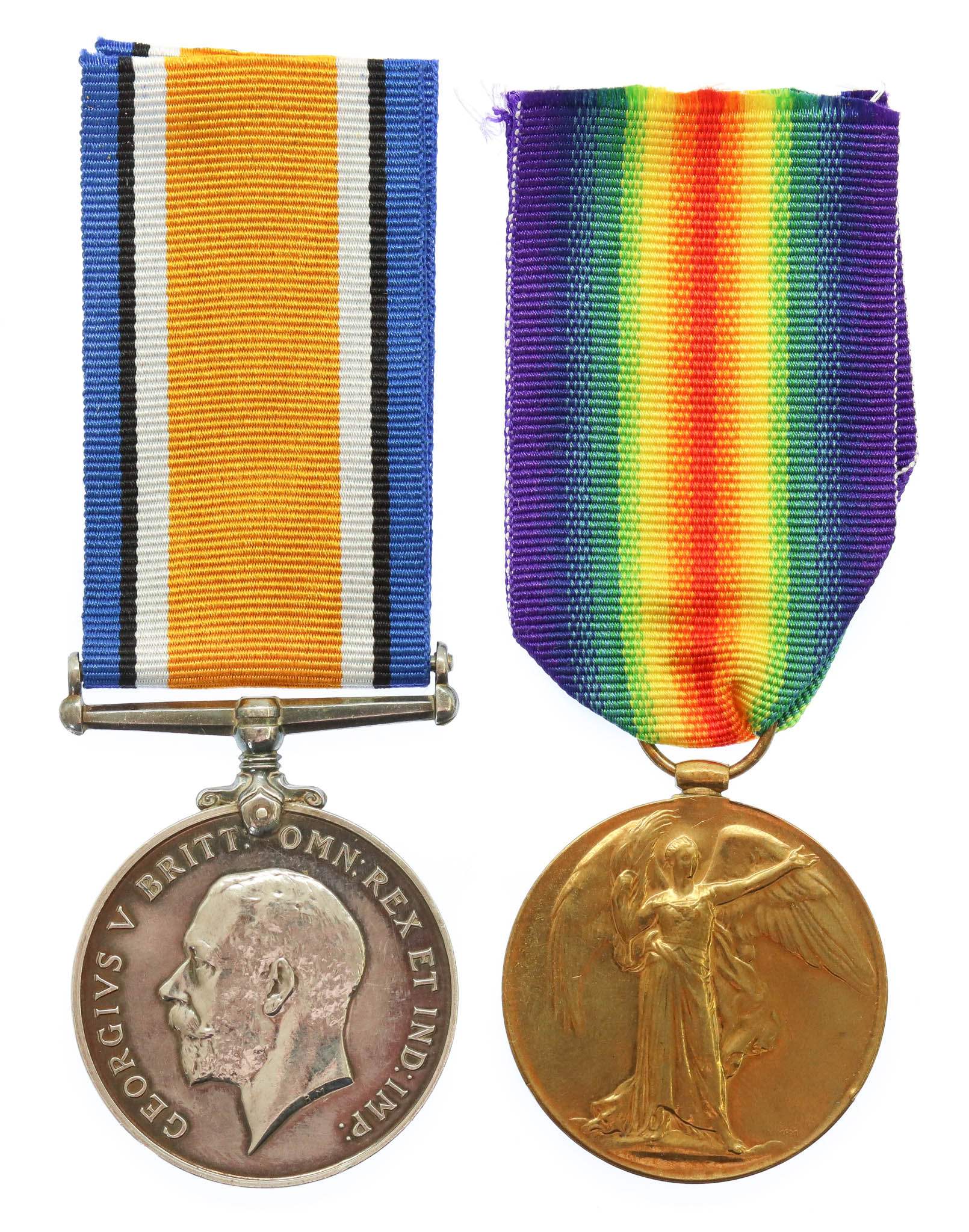 WW1 British War & Victory Medal Pair - A.Sjt. D. MacEwen, Royal Scots