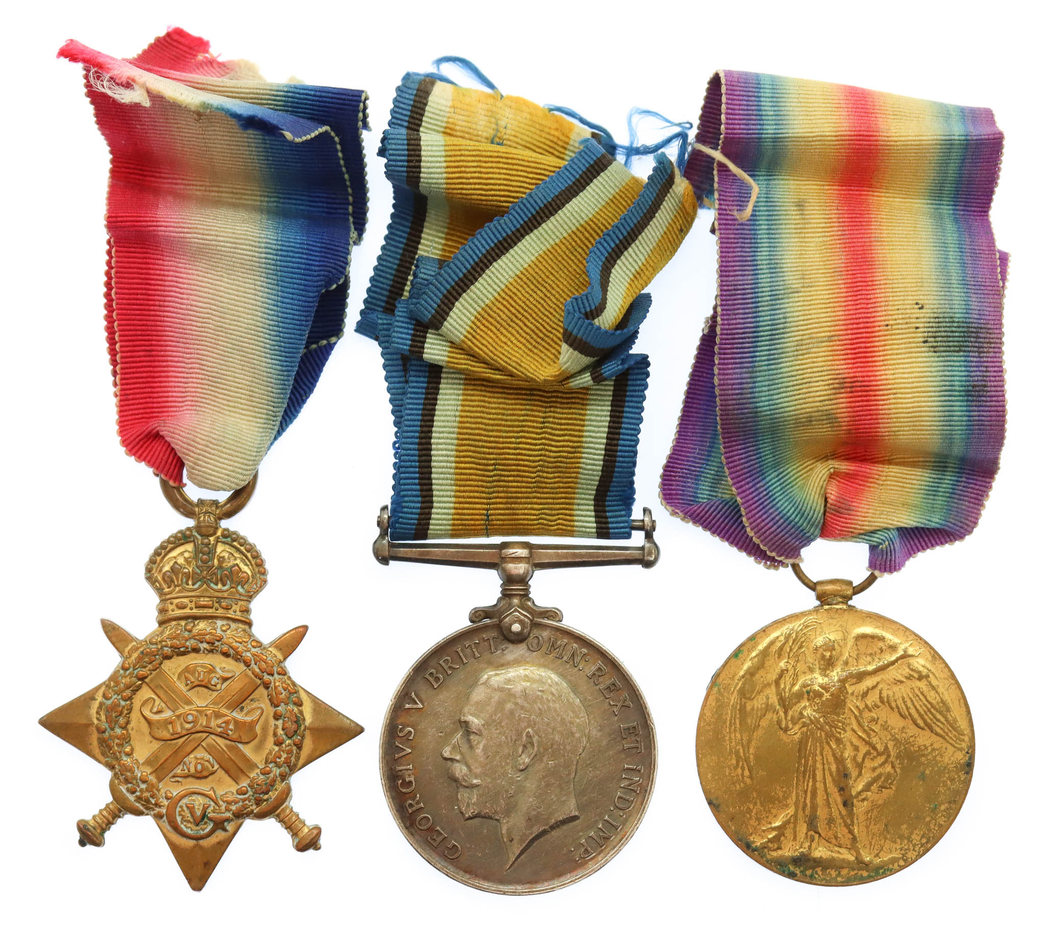 WW1 1914 Mons Star Medal Trio - L.Cpl. E. Wheeler, Coldstream Guards