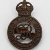 George V Second Life Guards Officer's Service Dress Cap Badge