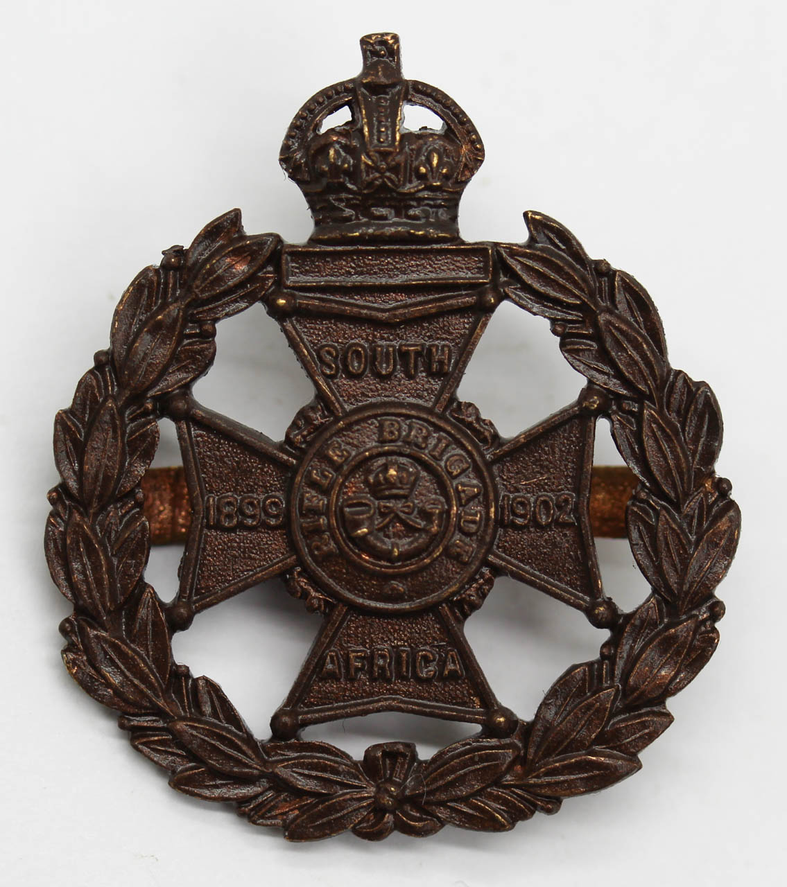 17th County of London Bn. (Poplar & Stepney Rifles) London Regiment Officer's Service Dress Cap Badge