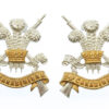 Pair of 3rd Carabiniers Officer's Collar Badges