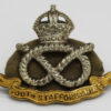 South Staffordshire Regiment Officer's Cap Badge - King's Crown
