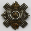 Highland Light Infantry (H.L.I.) Officer's Cap Badge - King's Crown