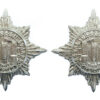 Pair of Royal Dragoon Guards Anodised (Staybrite) Collar Badges