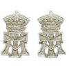 Pair of Green Howards Anodised (Staybrite) Collar Badges