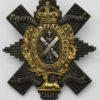 Black Watch (The Royal Highlanders) Officer's Glengarry Badge - King's Crown