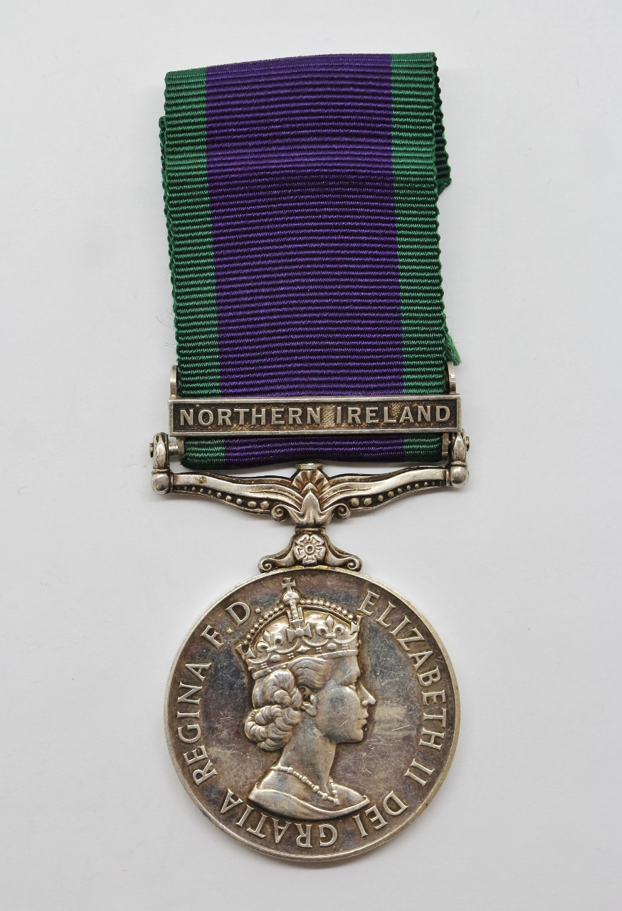 Campaign Service Medal (Clasp - Northern Ireland) - L.Cpl. A.G. Wiffen, Royal Military Police