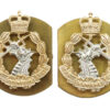 Pair of Royal Army Dental Corps (R.A.D.C.) Anodised (Staybrite) Collar Badges