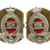 Pair of Royal Horse Artillery (R.H.A.) Anodised (Staybrite) Collar Badges