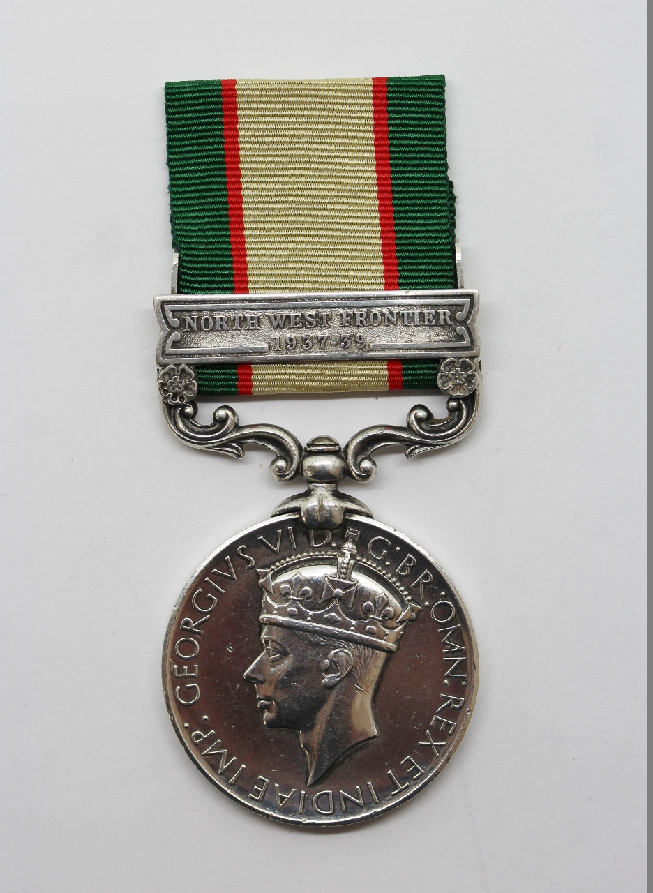 1936 India General Service Medal (Clasp - North West Frontier 1937-39) - Sep. Majid Khan, 2/12th Frontier Force Regiment