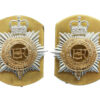 Pair of Royal Corps of Transport (R.C.T.) Anodised (Staybrite) Collar Badges