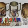 WW2, General Service Medal (Clasp - Cyprus) & Police Long Service & Good Conduct Medal Group of Eight - Sergt. E.J. Alsop, Warwickshire Constabulary (Attd. Cyprus Police)