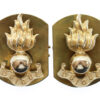 Pair of Royal Engineers Anodised (Staybrite) Collar Badges