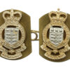 Pair of Royal Army Ordnance Corps (R.A.O.C.) Anodised (Staybrite) Collar Badges