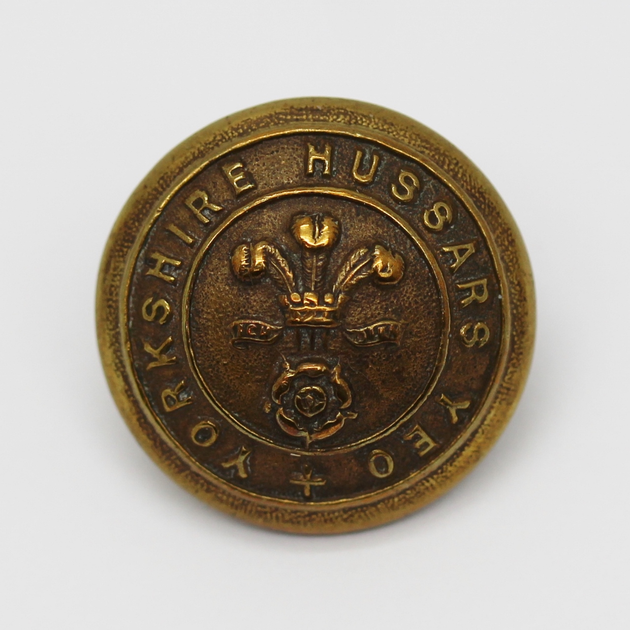 Yorkshire Hussars Yeomanry Button (Small)