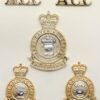 Army Catering Corps (A.C.C.) Anodised (Staybrite) Badge Set