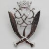 7th Gurkha Rifles Anodised (Staybrite) Cap Badge