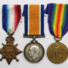 WW1 1914-15 Star Medal Trio - Dvr. T.J. Heathwood, Army Service Corps