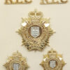 Royal Logistic Corps (R.L.C.) Anodised (Staybrite) Badge Set