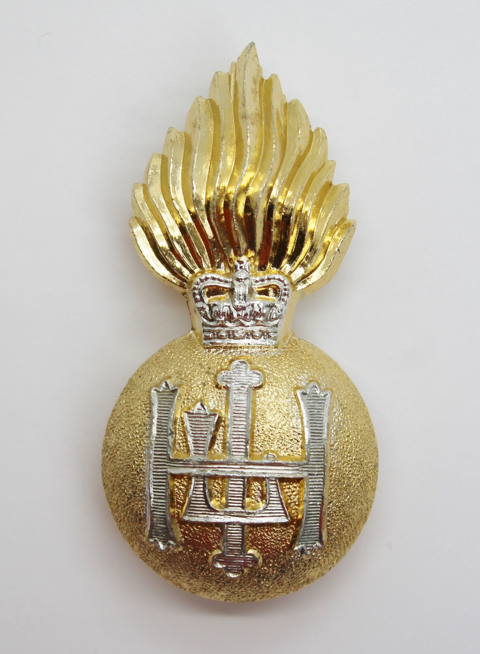 Royal Highland Fusiliers Anodised (Staybrite) Cap Badge