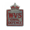 Women's Voluntary Service (W.V.S.) Civil Defence Lapel Badge