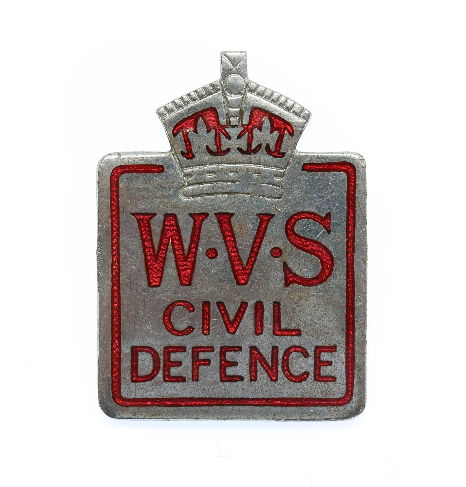 Women's Voluntary Service (W.V.S.) Civil Defence Lapel Badge