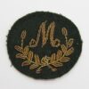 Royal Marine Mortar Trade Bullion Arm Badge