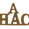 'A' Battery Honourable Artillery Company (A/H.A.C.) Shoulder Title