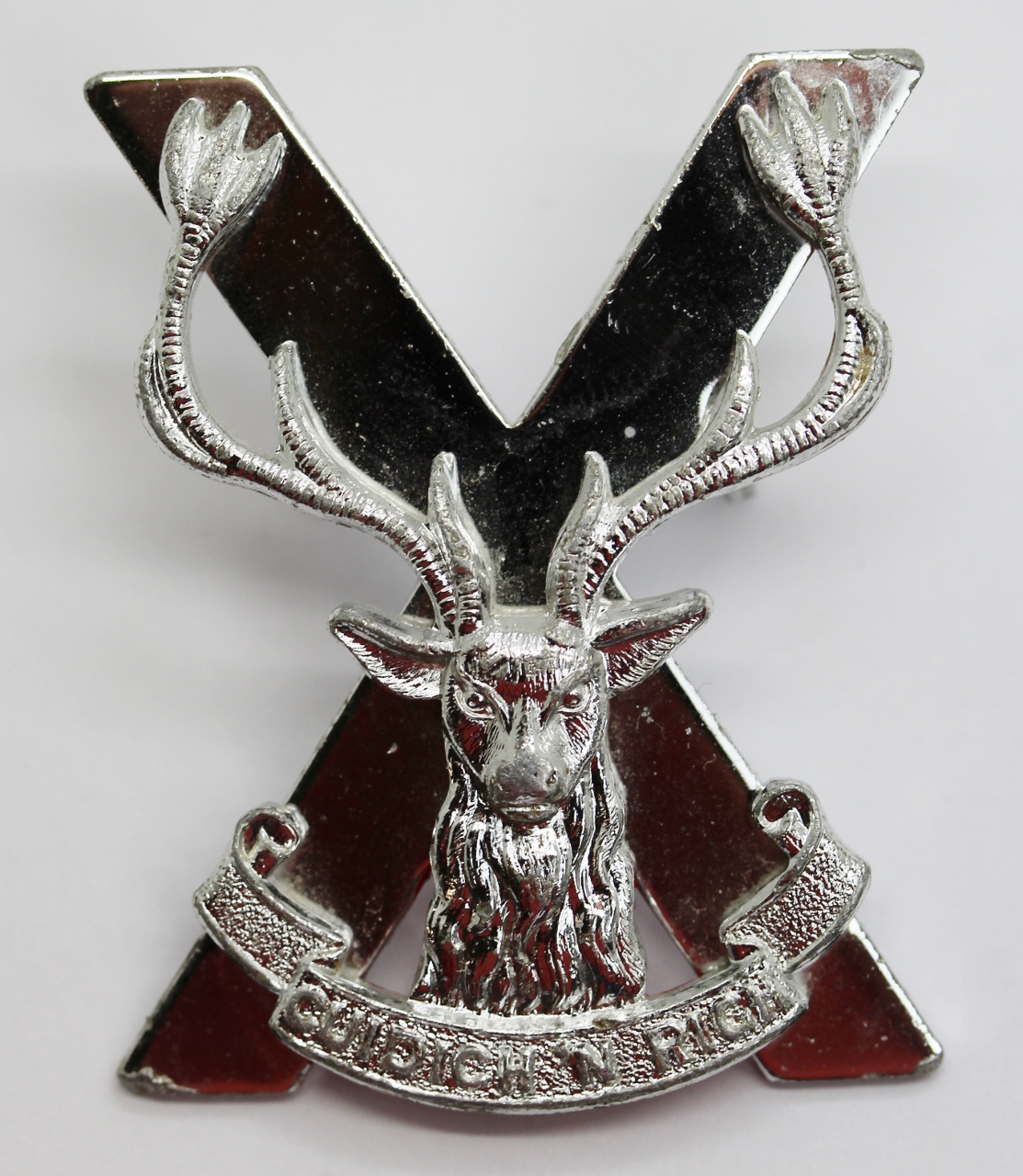 Highland Brigade Anodised (Staybrite) Cap Badge