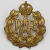 Royal Air Force (R.A.F.) Cap Badge - King's Crown