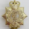 Royal Australian Army Medical Corps Anodised (Staybrite) Cap Badge - Queens Crown