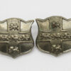Pair of York City Police Collar Badges