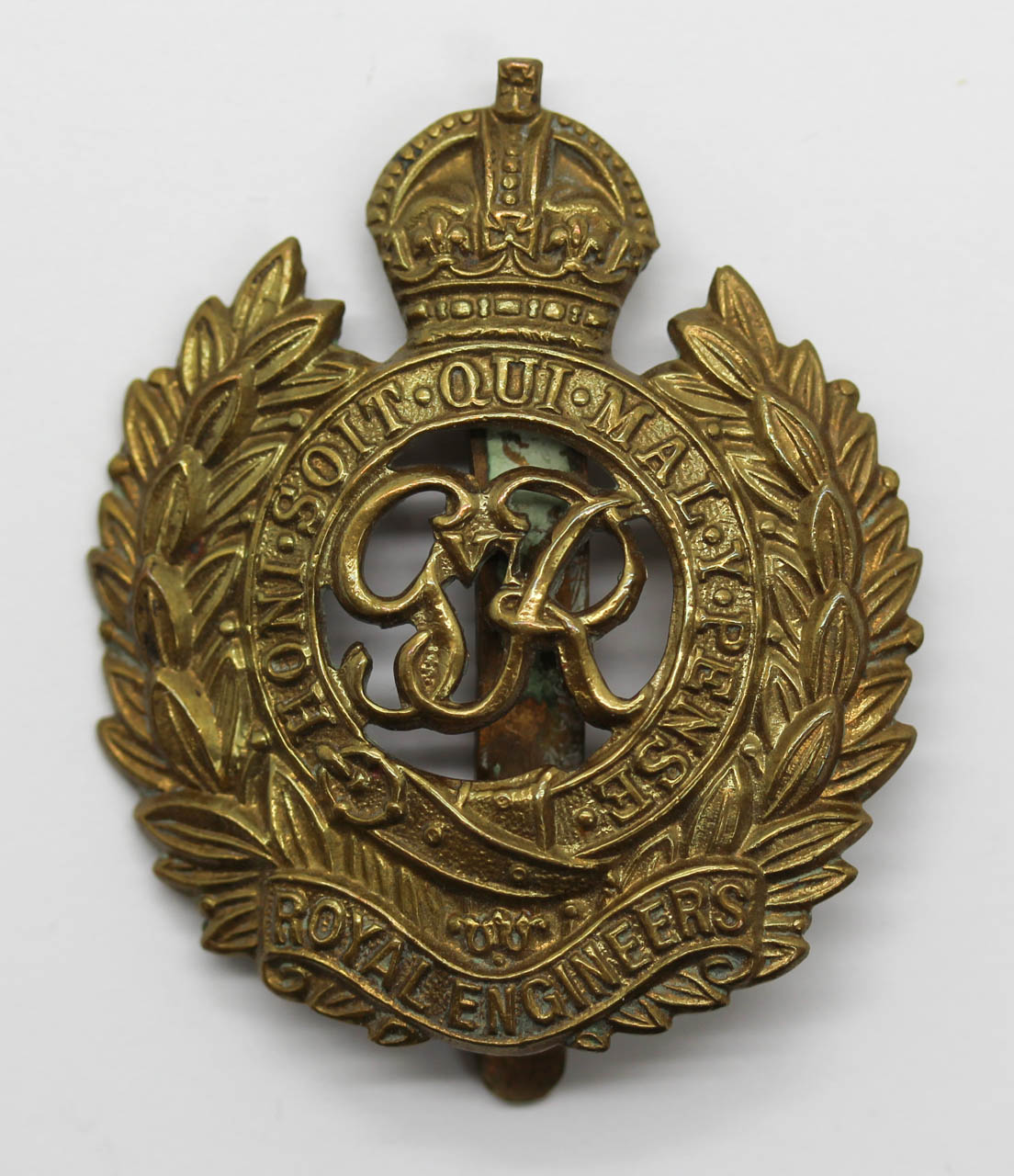 George VI Royal Engineers Cap Badge