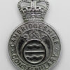 Cambridgeshire Constabulary Cap Badge - Queen's Crown