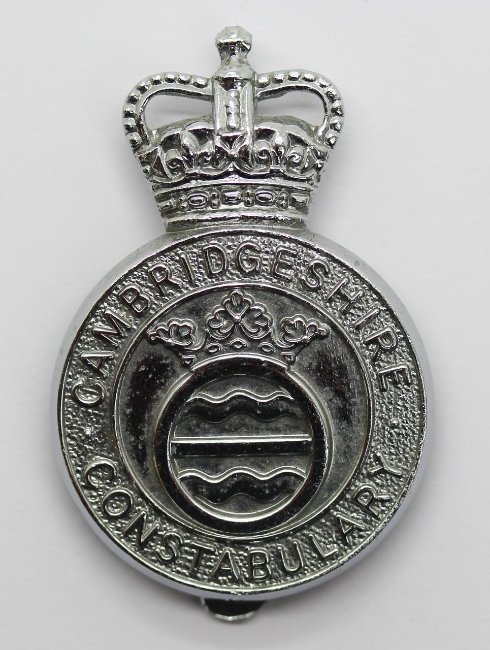 Cambridgeshire Constabulary Cap Badge - Queen's Crown
