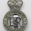 Bedfordshire Constabulary Cap Badge - Queen's Crown