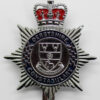Derbyshire Constabulary Enamelled Cap Badge - Queen's Crown
